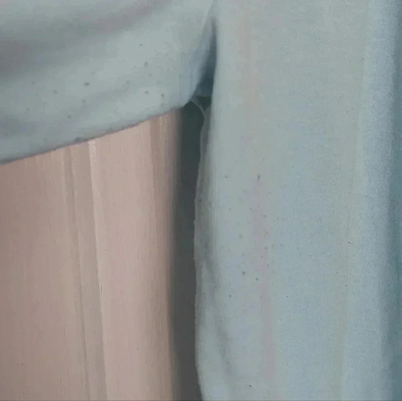 Croft & Barrow® Elbow-Sleeve Splitneck Top Barefoot Beach Size Large (EUC) - Picture 5 of 10